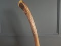 SIMPLE WALKING STICK PATTERN - carving