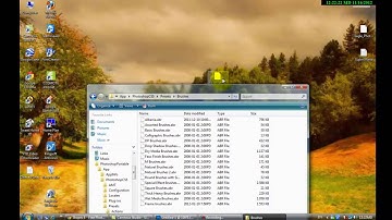How To Install Brushes - Photoshop Cs5