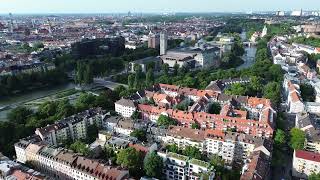 Deutsches Museum Munich in 4K Drone | Stunning Aerial Footage 🇩🇪