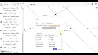 Teorema de thales en geogebra