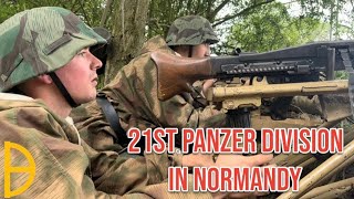 WW2 German Re-enactment: 21st Panzer Division In Normandy 1944