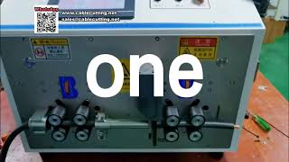Automatic 35sqmm Computerized Wire Cutting Stripping Machine with Servo Press System