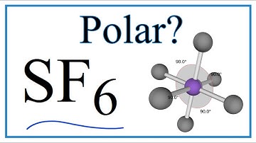 Is SF6 (Sulfur hexafluoride) Polar or Non-Polar?
