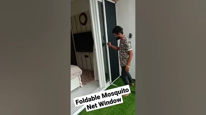 Foldable Mosquito Net Window | Mosquito Net Window | Pleated Mesh Window | Sliding Mosquito Net - DayDayNews