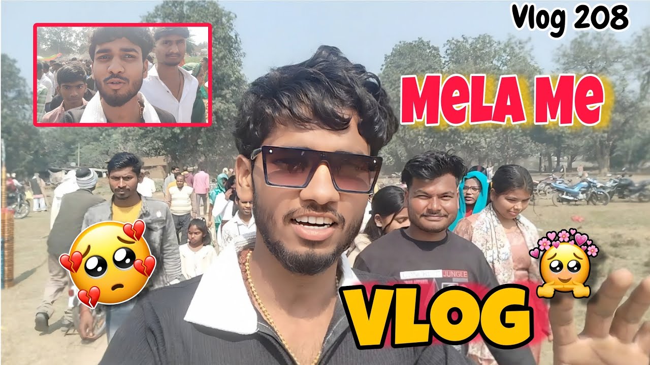 Mela Me Vlog 🥲 ||‼️ Police Ne Roka 🚨 ||  Fir Jo Huwa 😥 . Village Boy Vlog 🥲.