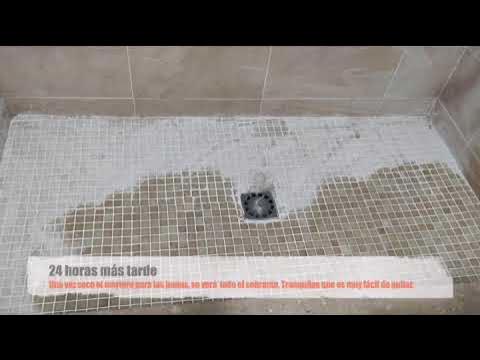 Reparación plato de ducha de gresite por menos de 20€ - YouTube