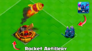 Clan Capital Rocket Artillery attack Capital Troops! - Clash of Clans