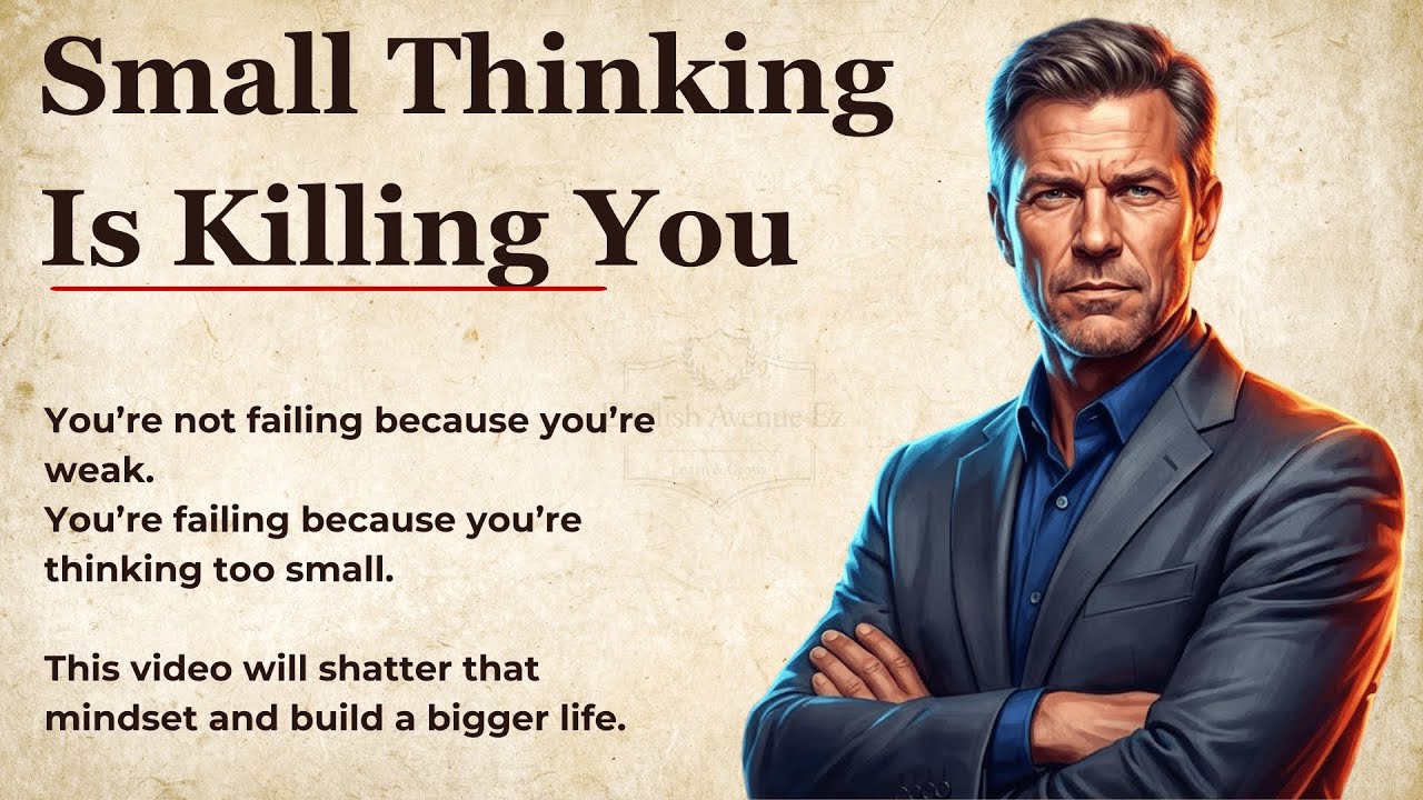 The Power of Thinking Big🔥  | Learn English Through Motivation✅