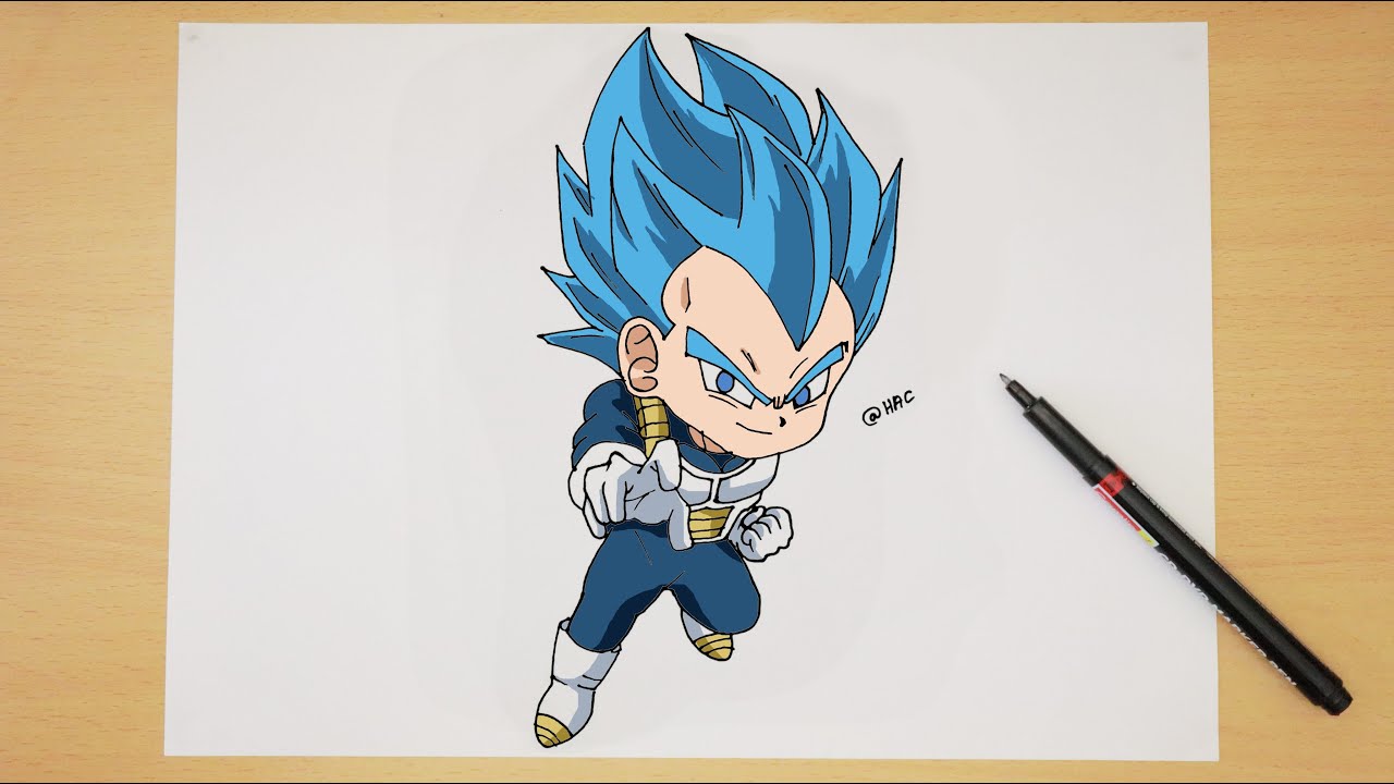 How to Draw Vegeta SSJ Blue New Form by DCAnimesDraw on DeviantArt