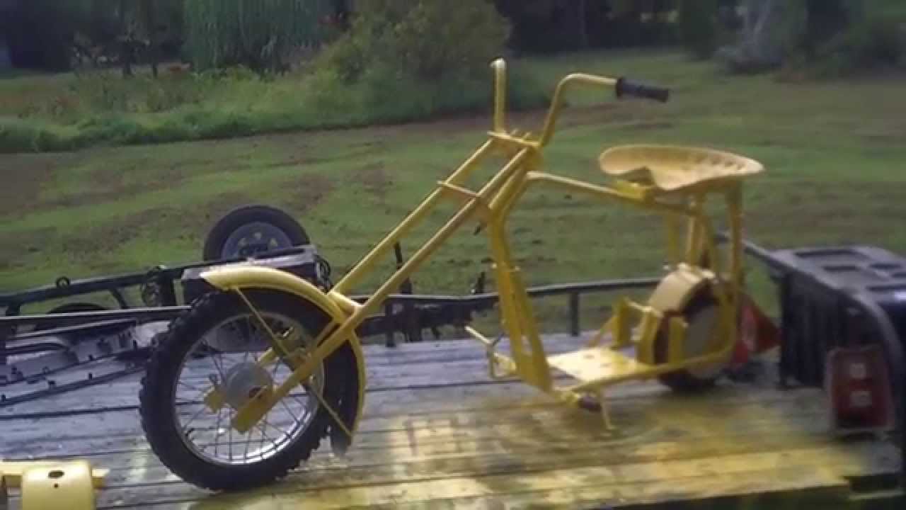 mini bike chopper frme