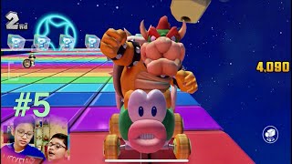 Mii Cup RMX Rainbow Road 1R - Mario Kart Tour Walkthrough iOS Part 5