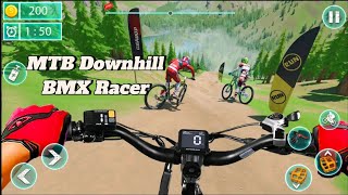 Game balap sepedah /main game MTB Downhill:BMX Racer / level 1-5 / ikuti keseruanya screenshot 2