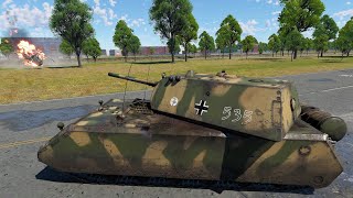 War Thunder: Germany - Maus Gameplay [1440p 60FPS]