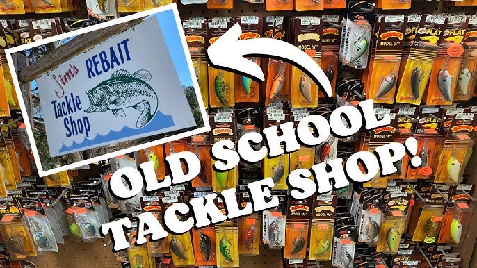 This HIDDEN tackle store has an INSANE amount of OLD SCHOOL Baits