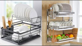 Top kitchen dish drying rack