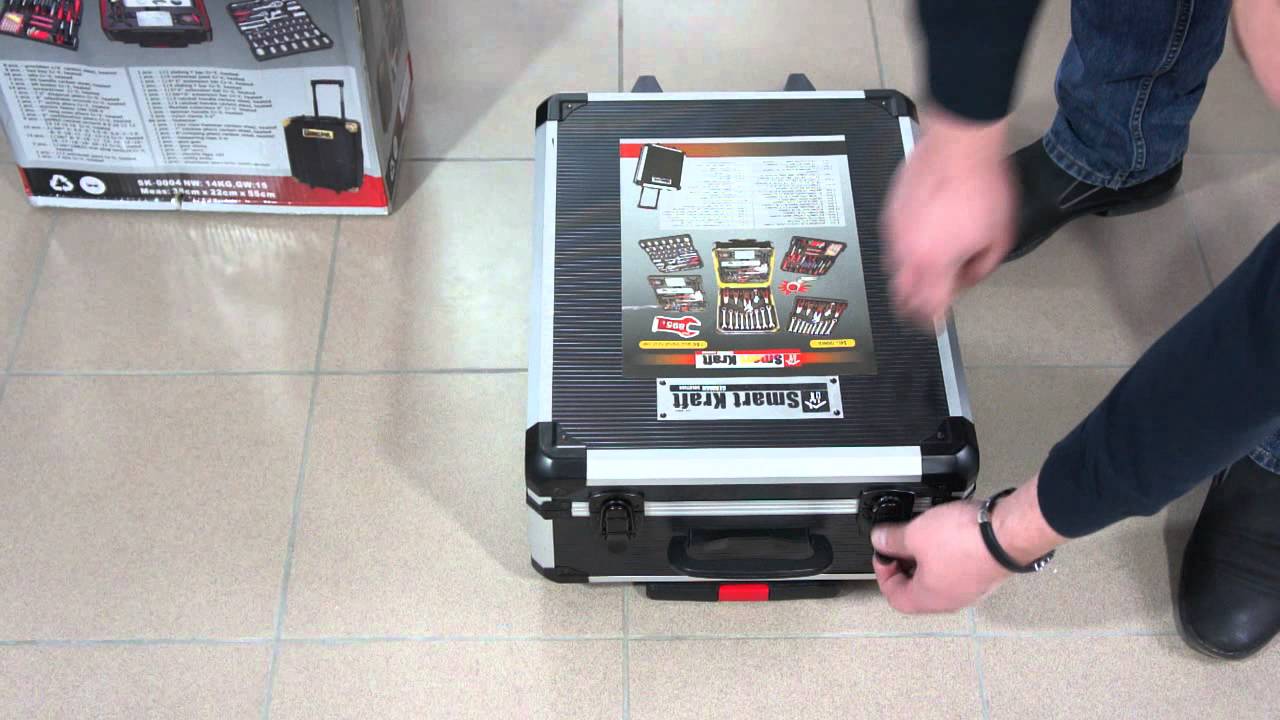 Professional 186 Piece Mechanic's Tool Kit Smart Kraft Hand Tools