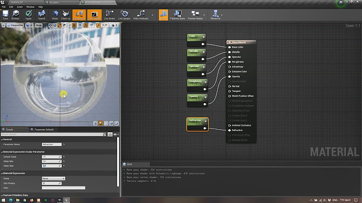 UE4材質簡介-05：玻璃材質01 - 天天要聞