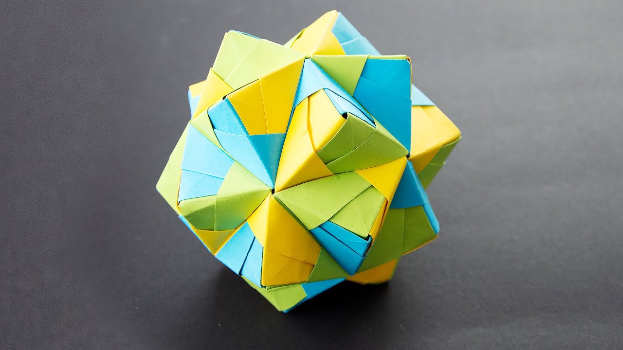 Origami Triambic Icosahedron