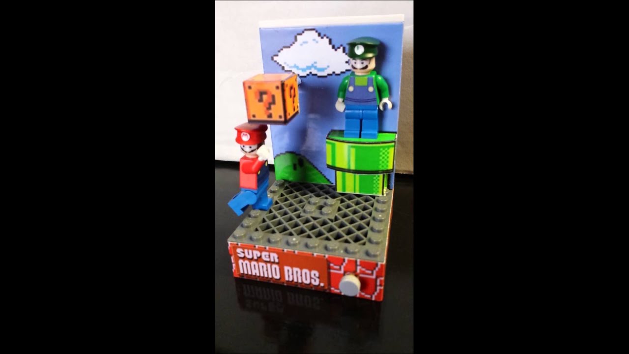 Custom LEGO minifig Super Mario
