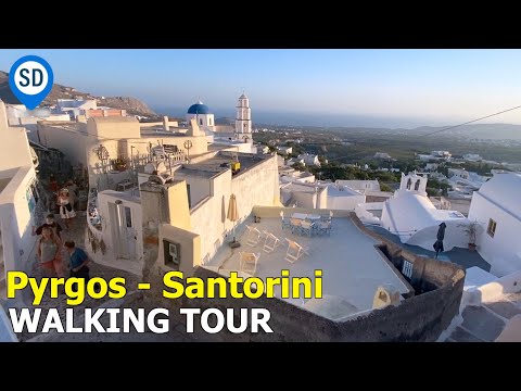 Pyrgos Walking Tour - Santorini's Highest Point & Best Sunset Village