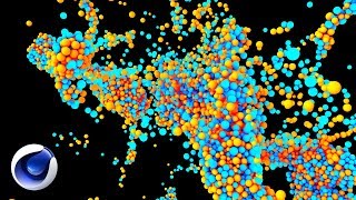 Cinema 4D Particles Animation Tutorial with Sphere