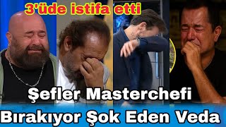 Yalan Değil Şefler Masterchefi Bırakıyor 3Üde İstifa Etti Yeni Şefler Gelecek