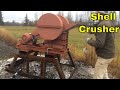 Oyster Shells in a Jaw Crusher and Hammer Mill for Size Reduction and Waste Removal