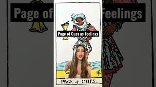 Tarot Cards as Feelings: Page of Cups #shorts #tarotcardmeaning #howdotheyfeel