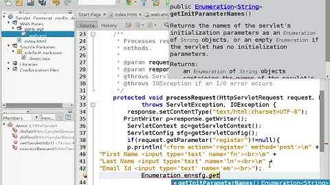 Servlet Context and Servlet Config  demo.........