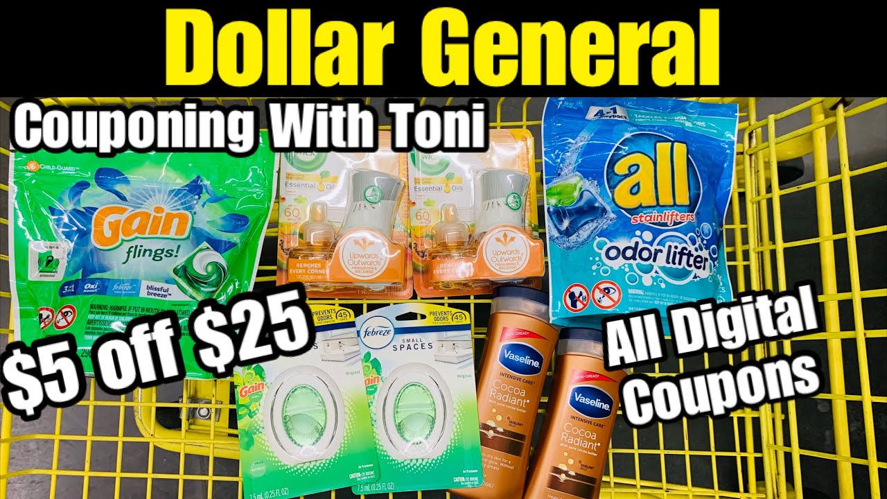 Dollar General 5 off 25 🔥 ALL DIGITAL COUPONS! Budget Shoppers MUST