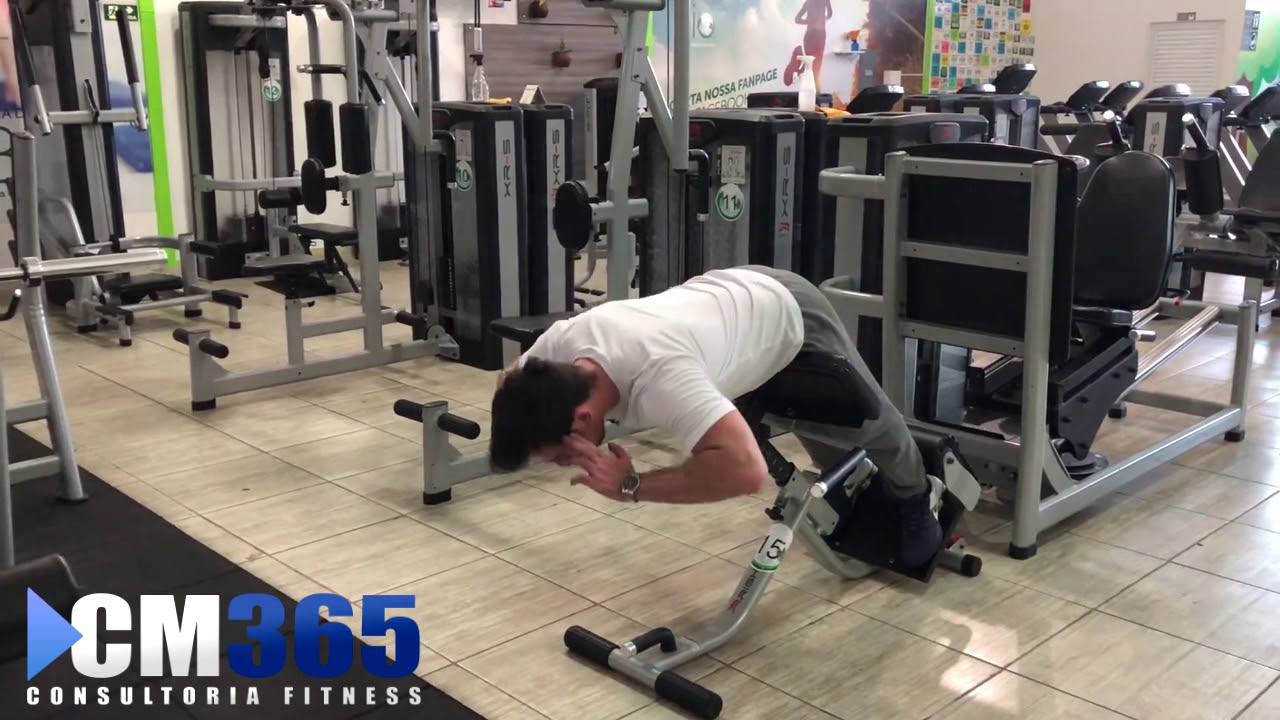 Lombar no Cavalete hiit con pesas