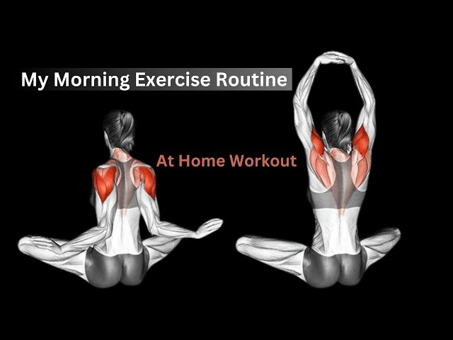 My Morning Exercise Routine At Home Workout #fitnessjourney