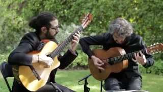 Raul Chiocchio y Carlos Wernicke. Plaza de Mayo