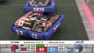 2016 PNW FRC Wilsonville District Event Qualifying Match 37