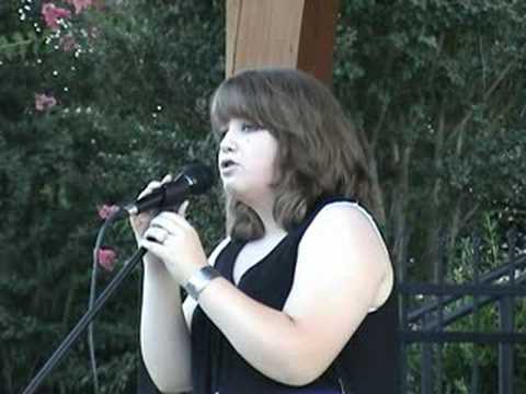 Lauren Townsend sings I'll Stand by You