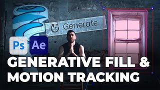 Using AI in Video with Generative Fill and Motion Tracking | Photoshop & After Effects Tutorial