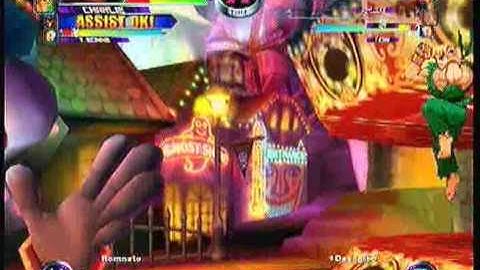 MvC2 Online (360): Brett (Cha/Mag/Tron) vs Das igloo (Ken/Psy/Tron) 2 .:11.27.09:.