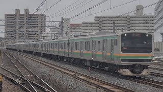 ［回9591M］E231系1000番台ヤマU534 蕨通過