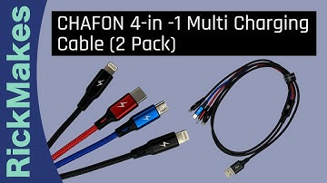 CHAFON 4-in -1 Multi Charging Cable (2 Pack)