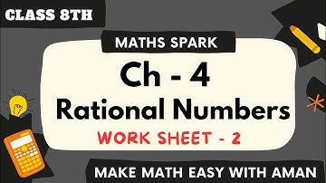 Ch- 4 Worksheet - 2 | Playing With Numbers | class 8 | maths spark Solution