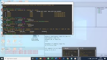 Routing 1 Mikrotik  dengan GNS3 Koneksi IP Static di PC