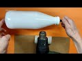 Как выпрямить бутылку от йогурта и молока - Поделки самоделки - How To Straighten Plastic Bottle