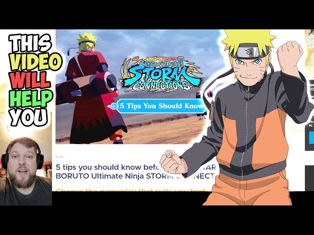 5 tips you should know before playing NARUTO X BORUTO Ultimate Ninja STORM  CONNECTIONS