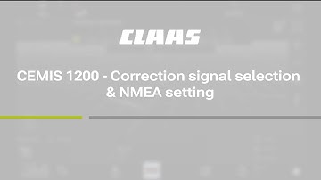 CEMIS 1200 FP1 - Correction Signal Selection & NMEA Setting #14