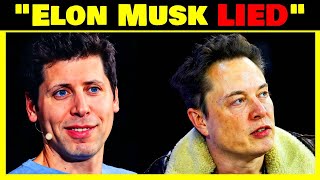 Breaking: Openai Reveals The Truth About Elon Musk's Lawsuit | Sam Altman, Ilya Sutskever And More.