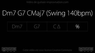 Dm7 G7 CMaj7 (swing 140 bpm) chords