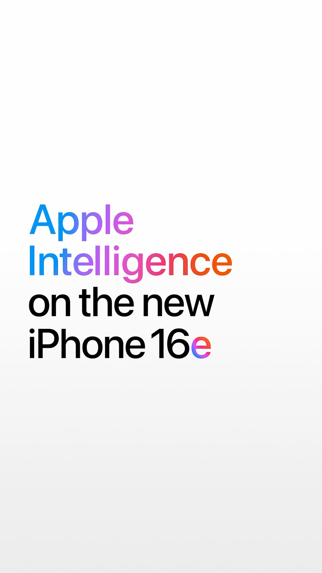 Apple Intelligence on iPhone 16e. Latest iPhone. Greatest price. #Shorts