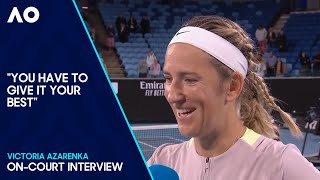 Victoria Azarenka On-Court Interview | Australian Open 2024 Second Round