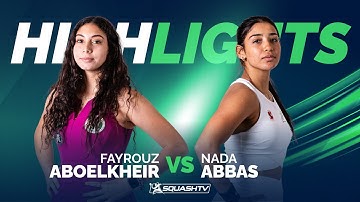 🇪🇬 Aboelkheir v Abbas 🇪🇬 | Carol Weymuller Open 2025 | FINAL HIGHLIGHTS