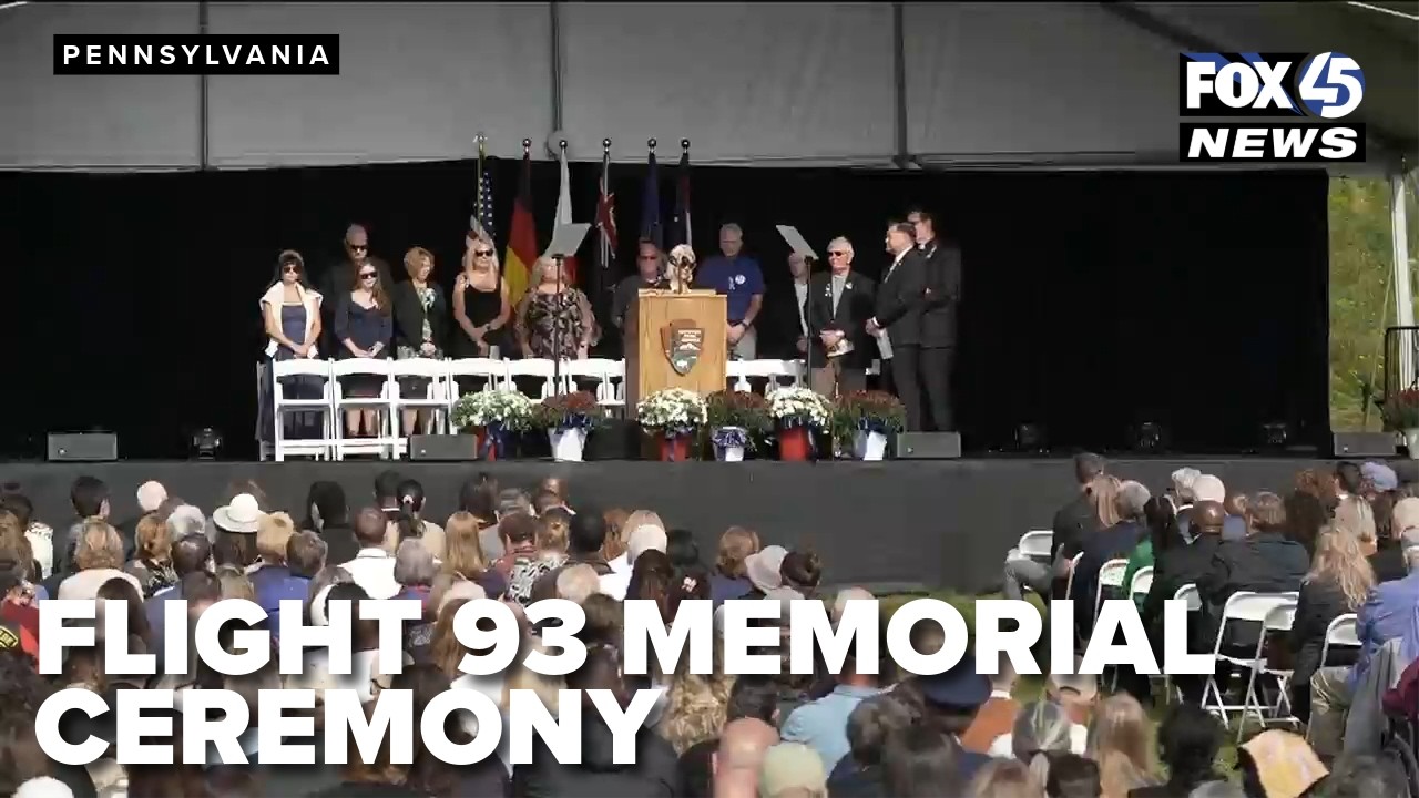 FULL: Shanksville Flight 93 Memorial Morning Cermony - YouTube